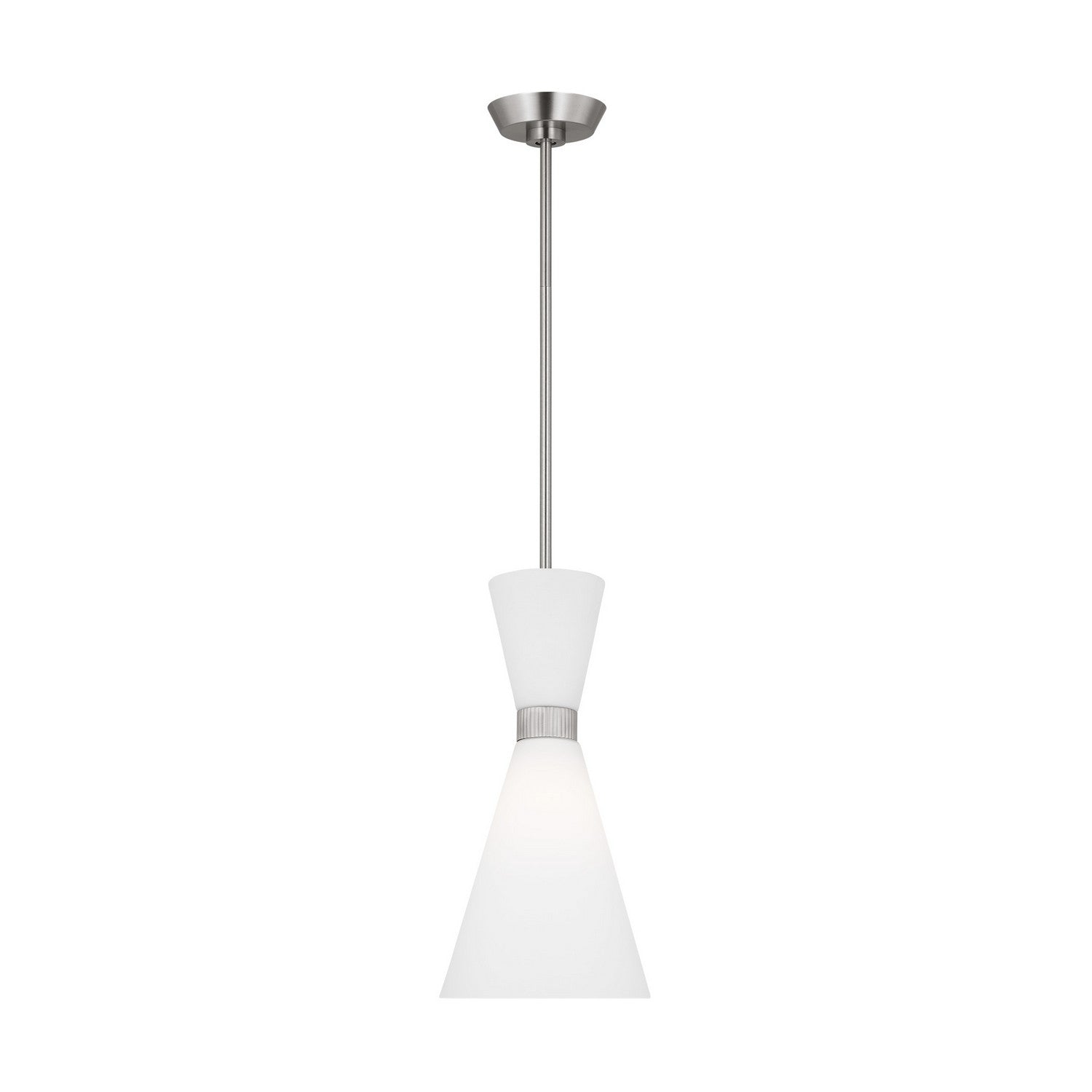 Visual Comfort Studio Canada - DJP1101BS - One Light Pendant - Belcarra - Brushed Steel