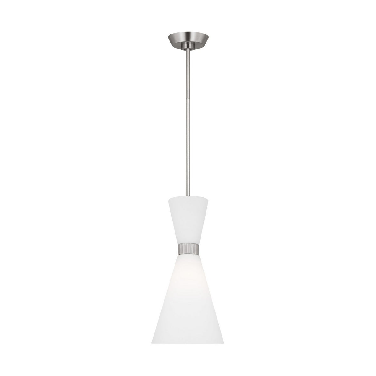 Visual Comfort Studio Canada - DJP1101BS - One Light Pendant - Belcarra - Brushed Steel