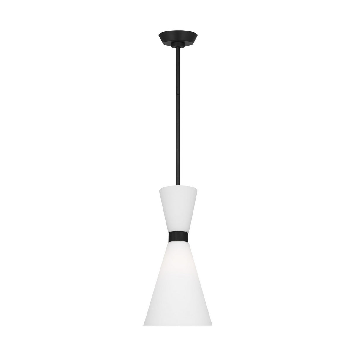 Visual Comfort Studio Canada - DJP1101MBK - One Light Pendant - Belcarra - Midnight Black