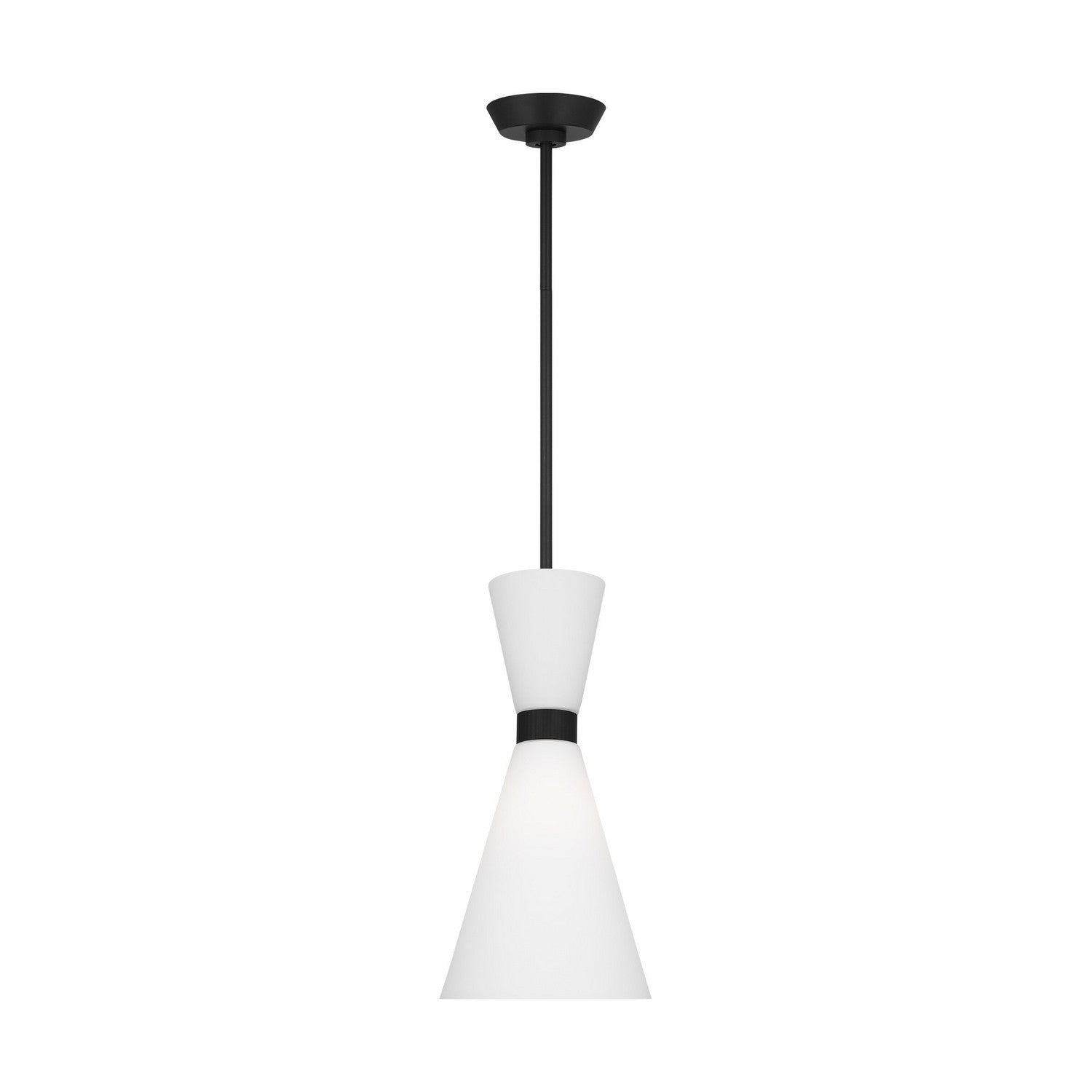 Visual Comfort Studio Canada - DJP1101MBK - One Light Pendant - Belcarra - Midnight Black