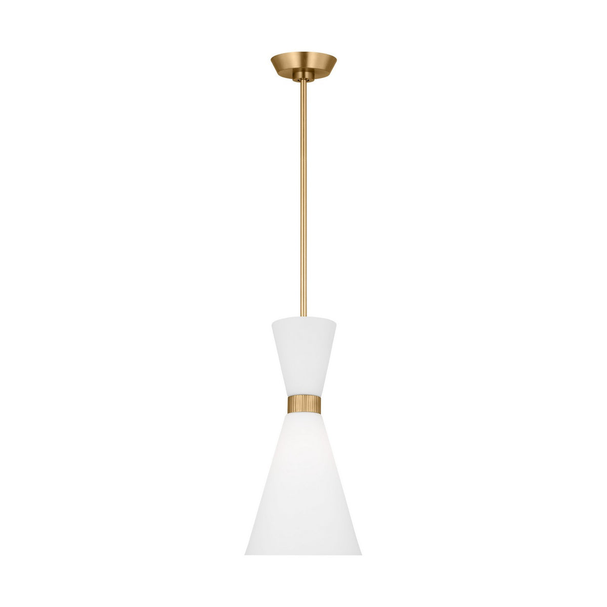 Visual Comfort Studio Canada - DJP1101SB - One Light Pendant - Belcarra - Satin Brass