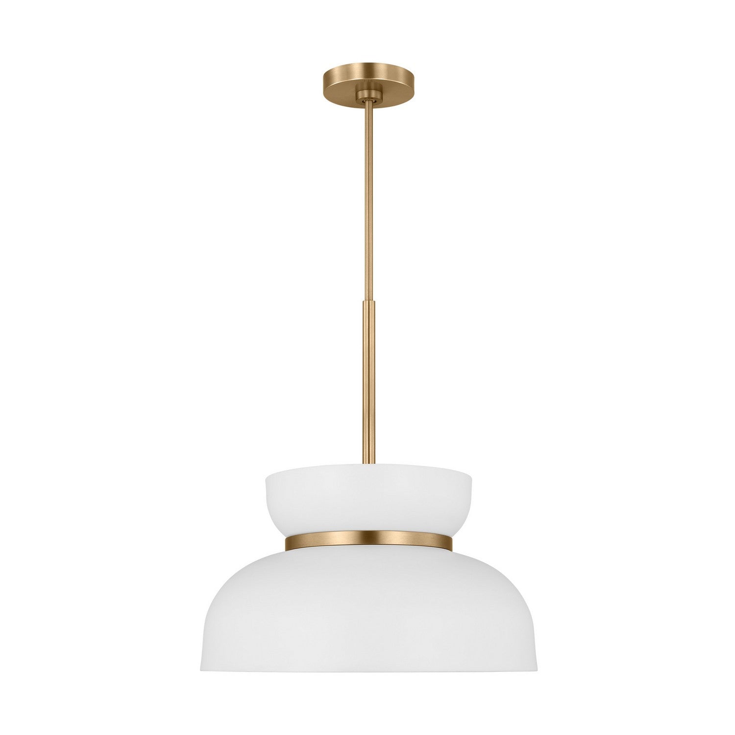 Visual Comfort Studio Canada - DJP1111SBMWT - One Light Pendant - Pemberton - Matte White