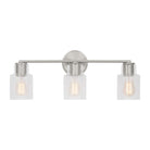 Visual Comfort Studio Canada - DJV1003BS - Three Light Bath - Sayward - Brushed Steel