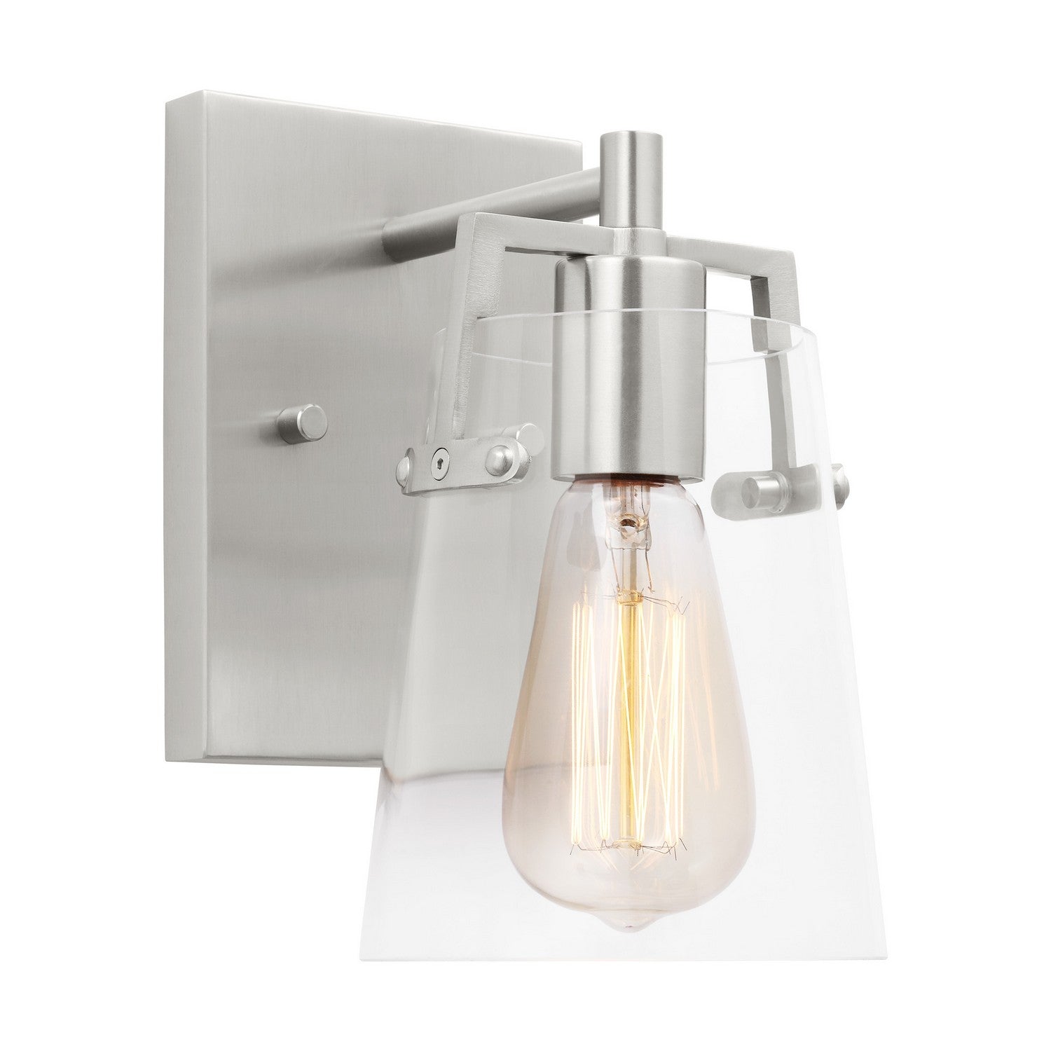 Visual Comfort Studio Canada - DJV1031BS - One Light Wall Sconce - Crofton - Brushed Steel