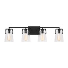 Visual Comfort Studio Canada - DJV1034MBK - Four Light Bath - Crofton - Midnight Black