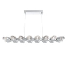 Hammerton Studio - PLB0079-48-CS-PC-CA1-L3 - LED Linear Suspension - Pebble - Classic Silver
