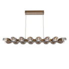 Hammerton Studio - PLB0079-48-FB-PC-CA1-L3 - LED Linear Suspension - Pebble - Flat Bronze