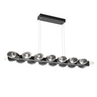 Hammerton Studio - PLB0079-48-MB-PC-CA1-L1 - LED Linear Suspension - Pebble - Matte Black