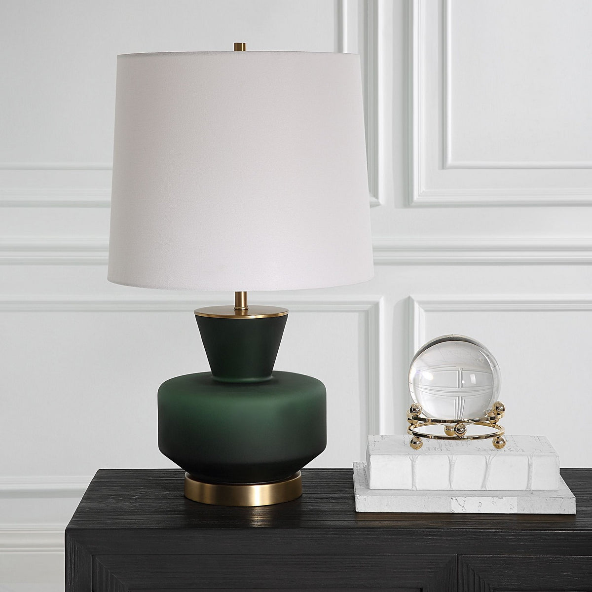 Uttermost - 30232-1 - One Light Table Lamp - Trentino - Antiqued Brass