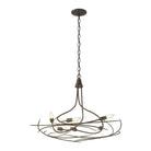 Hubbardton Forge - 101620-SKT-05 - Six Light Chandelier - Wisp - Bronze