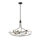 Hubbardton Forge - 101620-SKT-14 - Six Light Chandelier - Wisp - Oil Rubbed Bronze