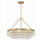 Crystorama - 237-VG - Six Lumières Suspendu - Calypso - Or vibrant