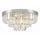 Crystorama - HAY-1403-PN - Huit lumières Plafonnier - Hayes - Nickel poli