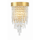 Crystorama - WIN-212-GA-CL-MWP - Deux lampes Murale - Winfield - Or antique