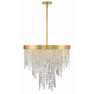Crystorama - WIN-216-GA-CL-MWP - Six Light Chandelier - Winfield - Antique Gold