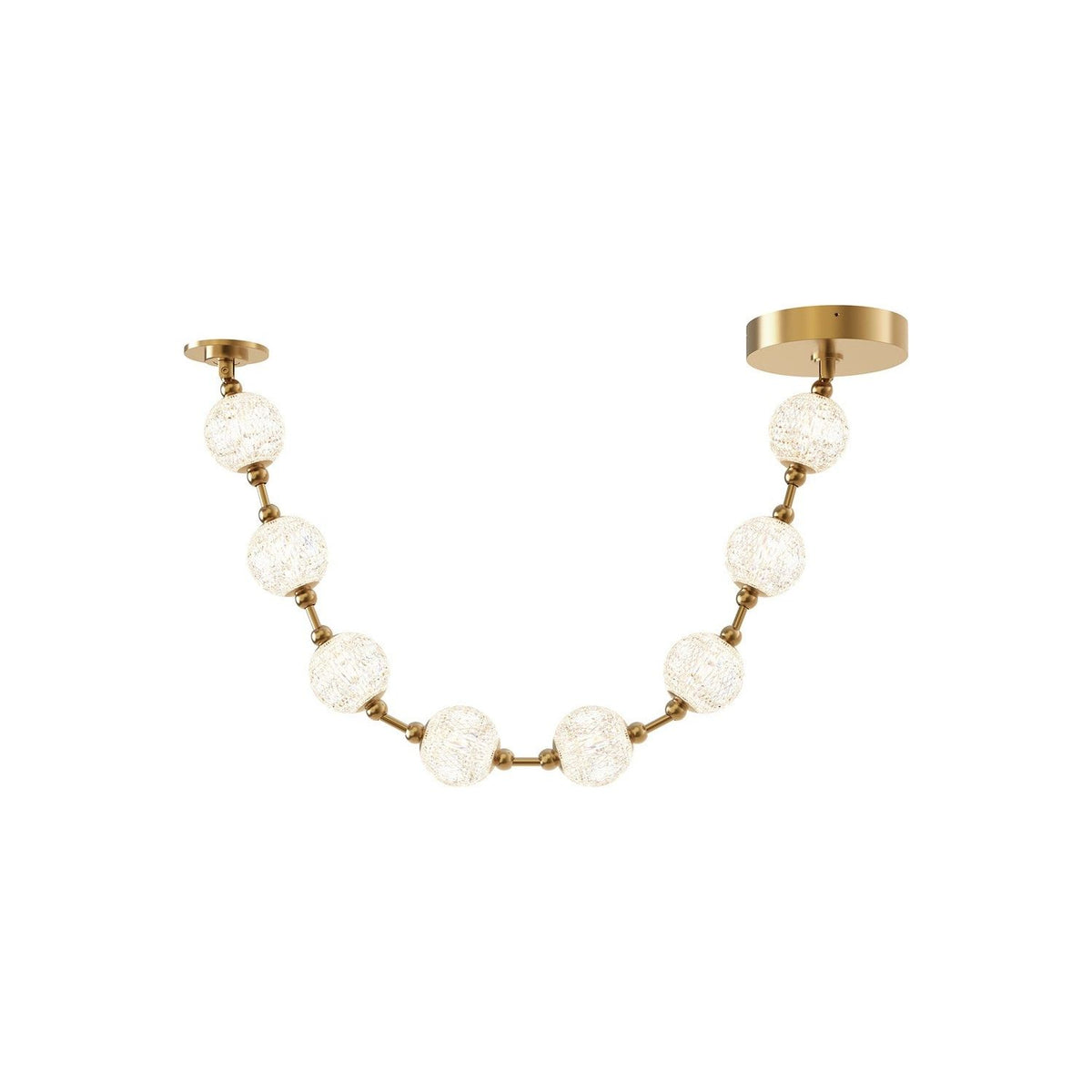 Alora Canada - PD321708NB - LED Pendant - Marni - Natural Brass