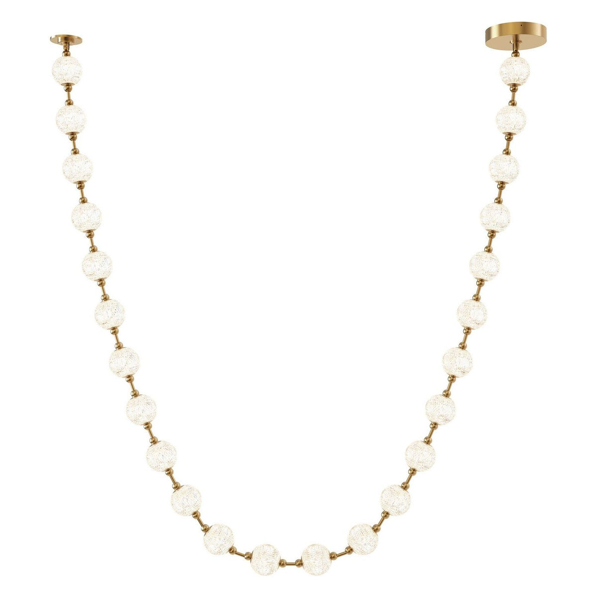 Alora Canada - PD321724NB - LED Pendant - Marni - Natural Brass