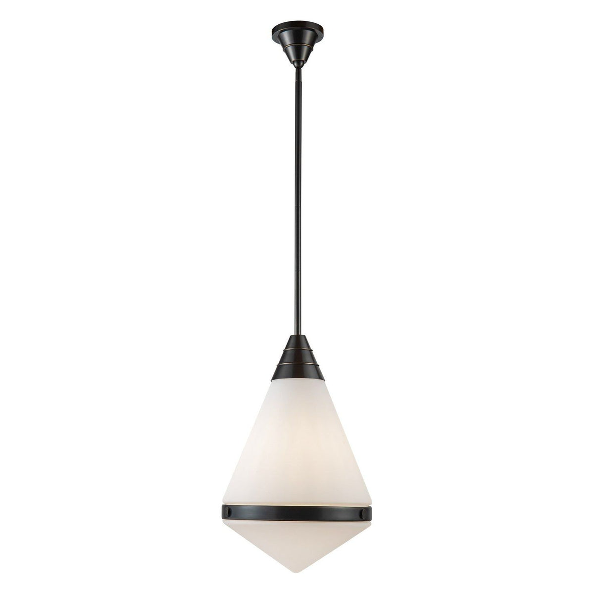Alora Canada - PD348022UBOP - One Light Pendant - Willard - Urban Bronze/Opal Matte Glass