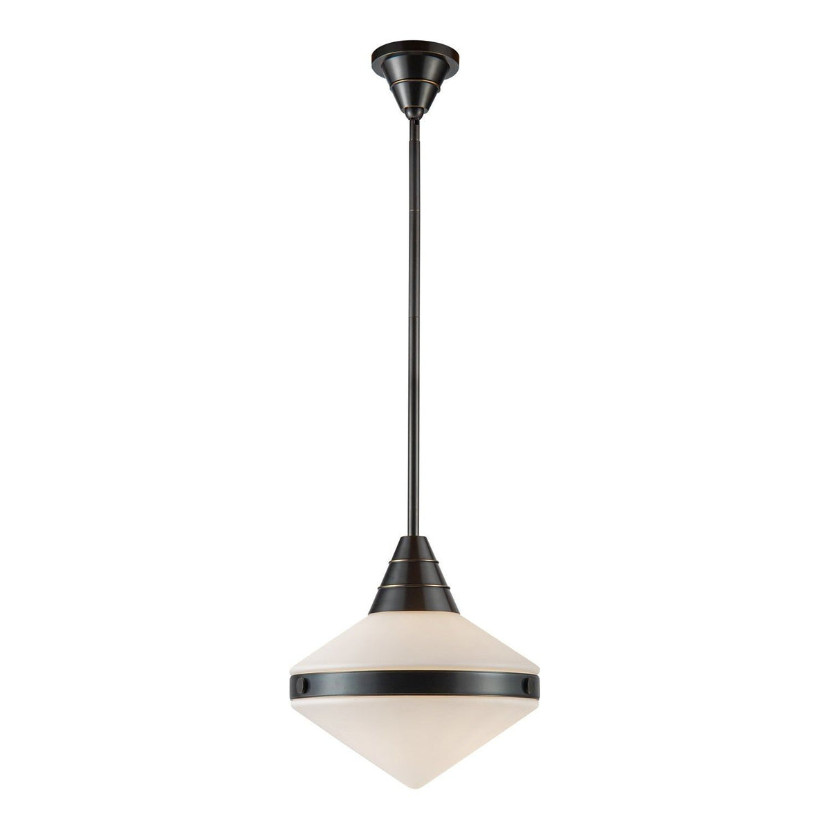 Alora Canada - PD348114UBOP - One Light Pendant - Willard - Urban Bronze/Opal Matte Glass