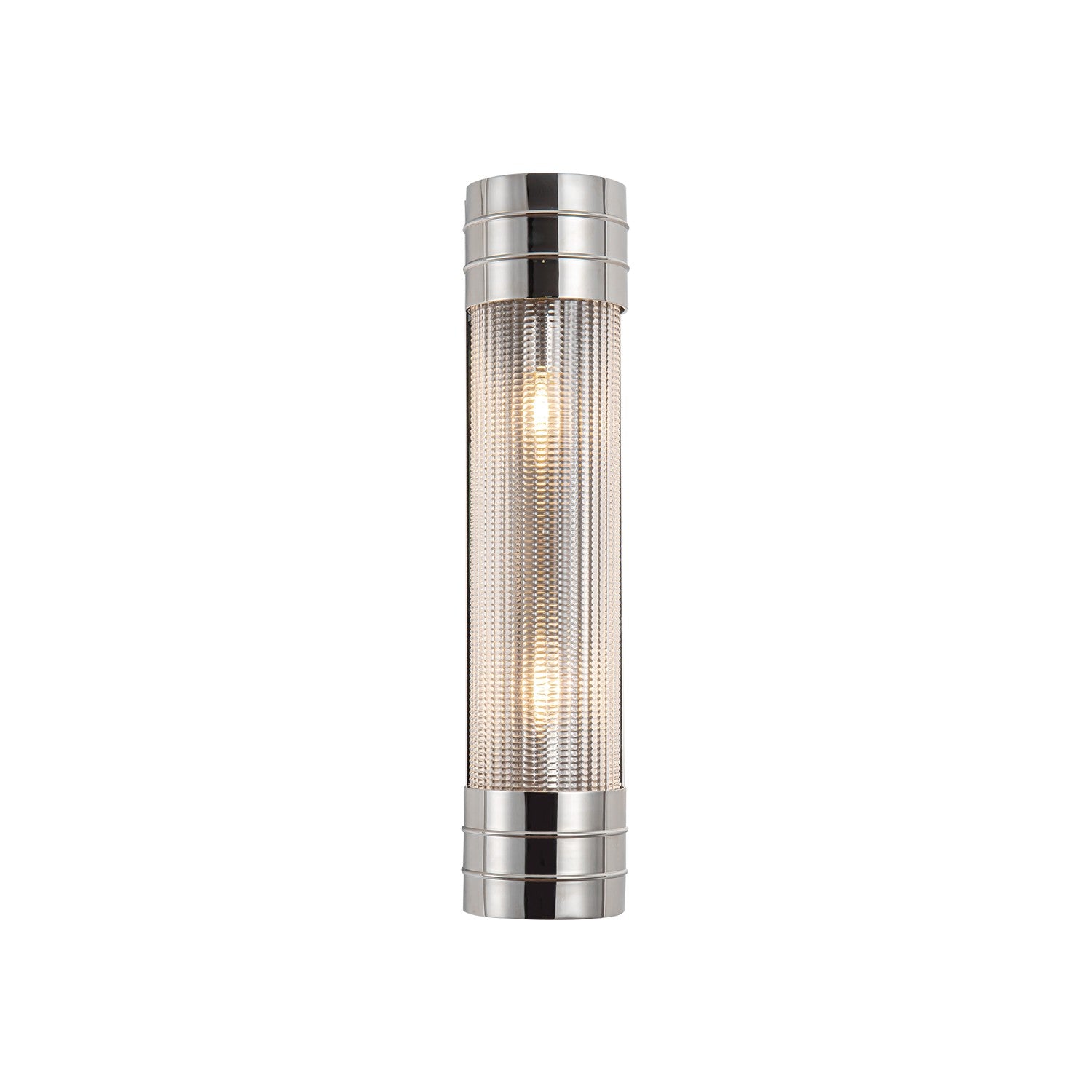 Alora Lighting - WV348218PNPG - Two Light Vanity - Willard - Polished Nickel/Clear Prismatic Glass