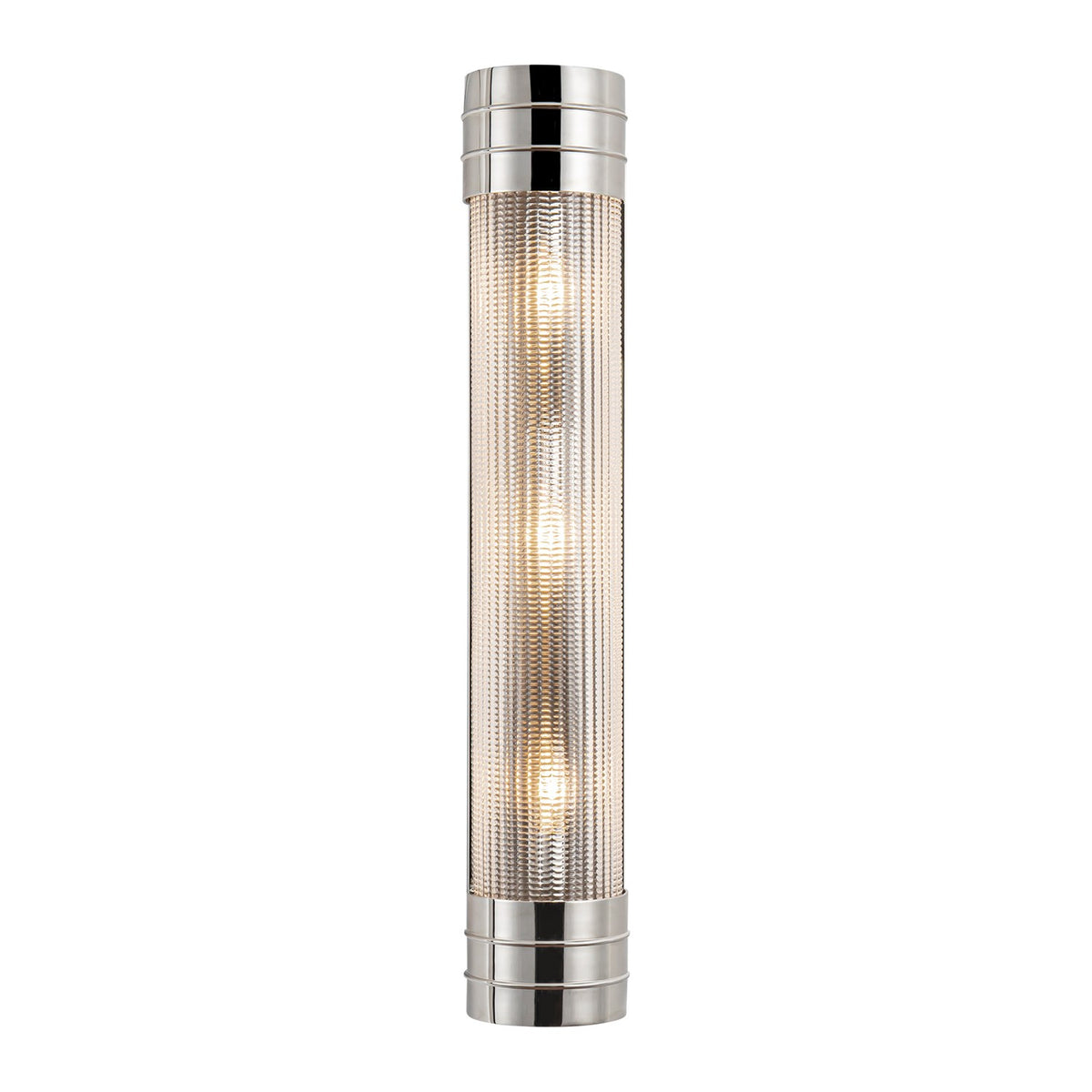Alora Lighting - WV348224PNPG - Three Light Vanity - Willard - Polished Nickel/Clear Prismatic Glass