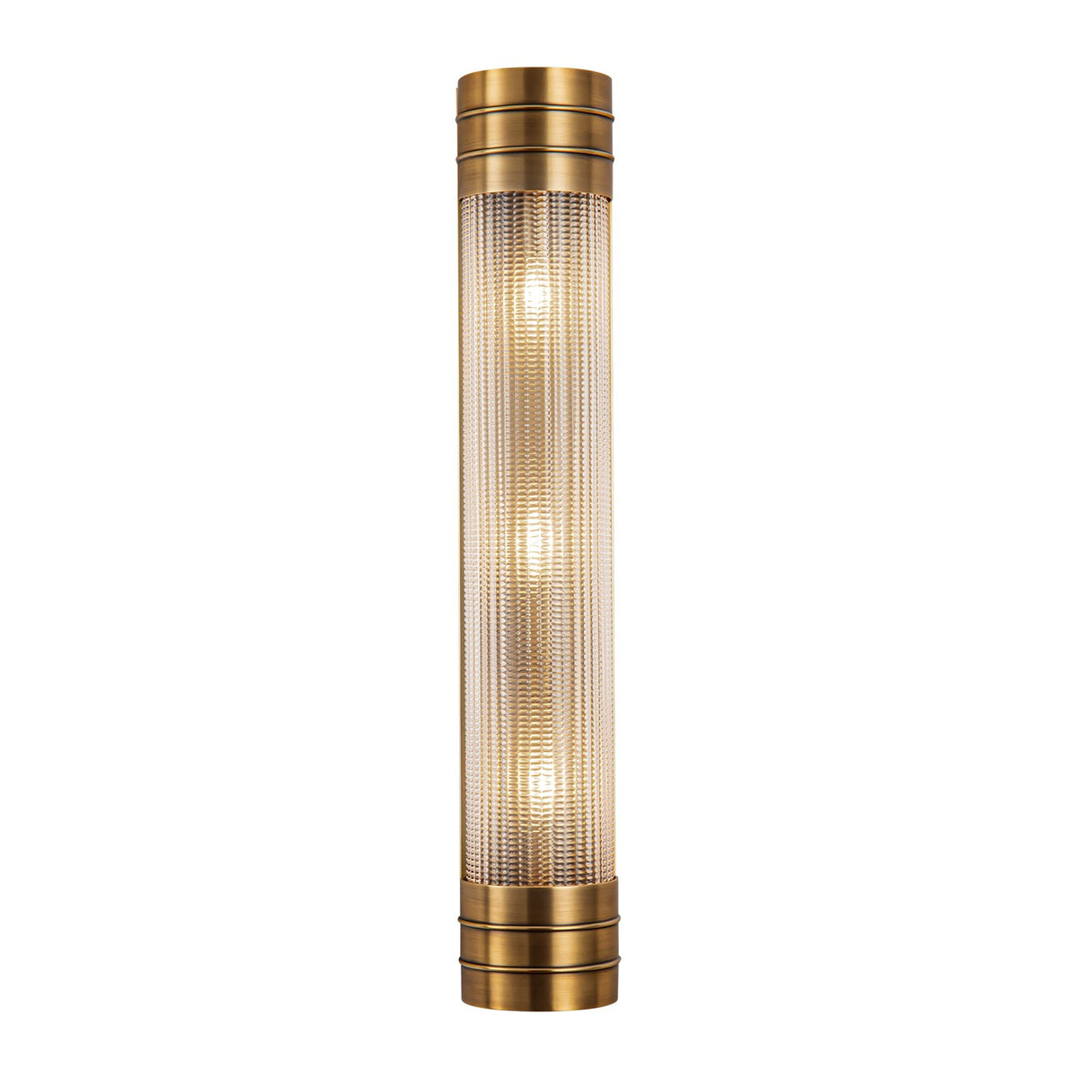 Alora Lighting - WV348224VBPG - Three Light Vanity - Willard - Vintage Brass/Clear Prismatic Glass