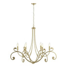 Hubbardton Forge - 105055-SKT-86 - Six Light Chandelier - Bella - Modern Brass