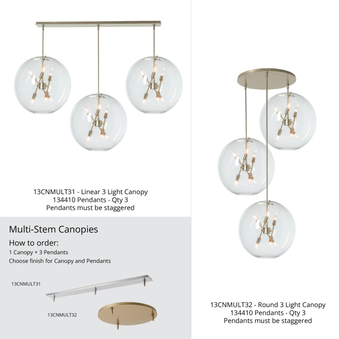 Hubbardton Forge 134410 Sfera 6-Light Pendant
