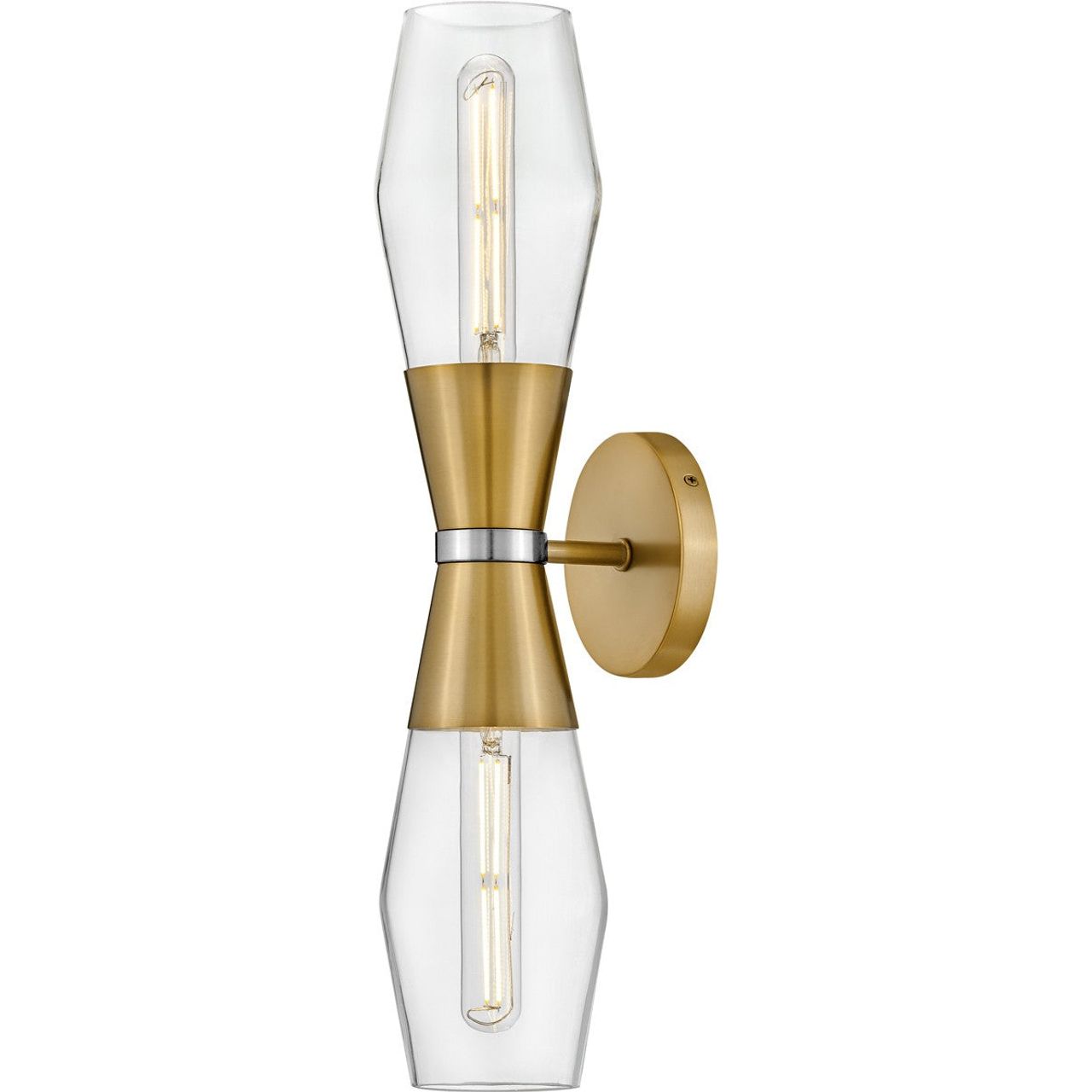 Lark Canada - 83902LCB - LED Wall Sconce - Livie - Lacquered Brass