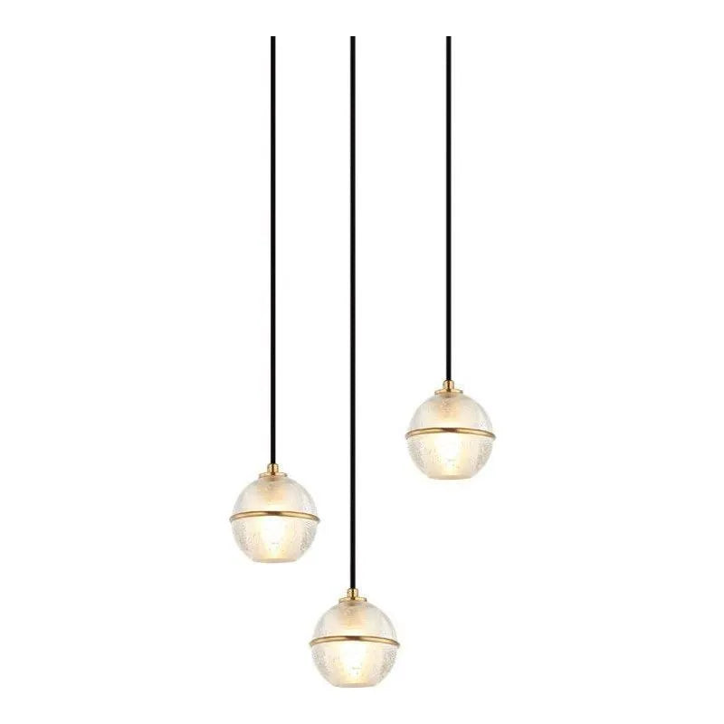 Matteo Canada - C33103AG - Three Light Pendant - Misty