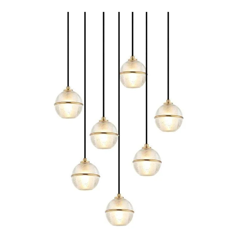 Matteo Canada - C33107AG - Seven Light Pendant - Misty