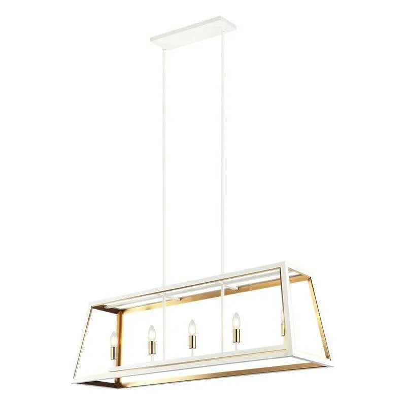 Matteo Canada - C72105WHAG - Five Light Pendant - Rosalie