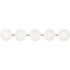 Matteo Canada - S05105AGOP - Five Light Wall Sconce - Pearlesque