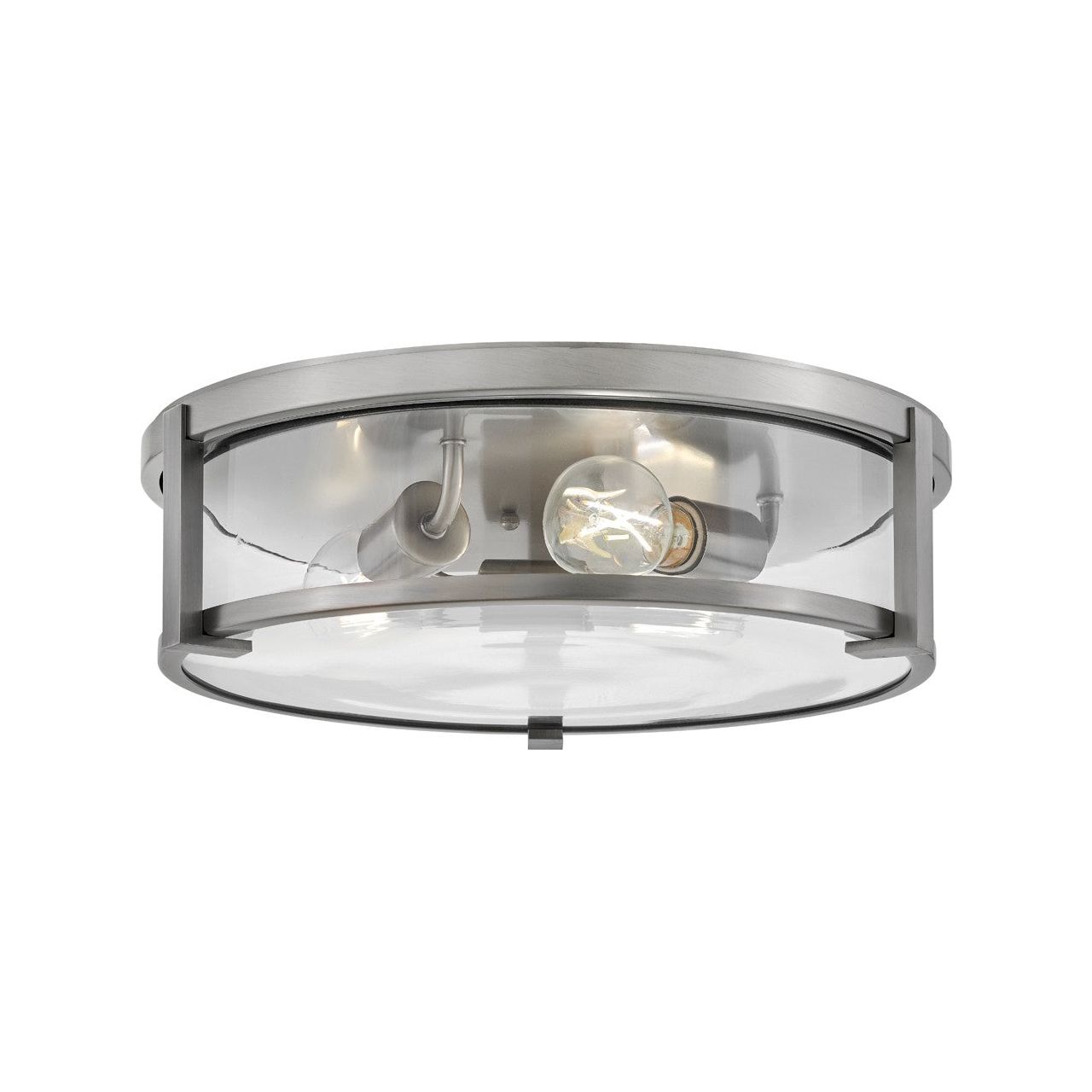 Hinkley Canada - 3243AN-CL - LED Flush Mount - Lowell - Antique Nickel