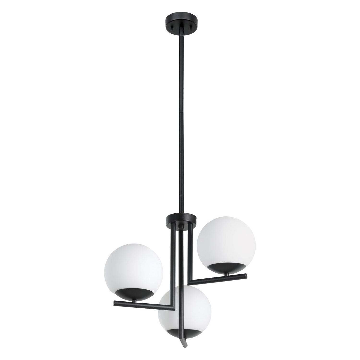 Eglo Canada - 205755A - Three Light Convertible Pendant - Denver - Black