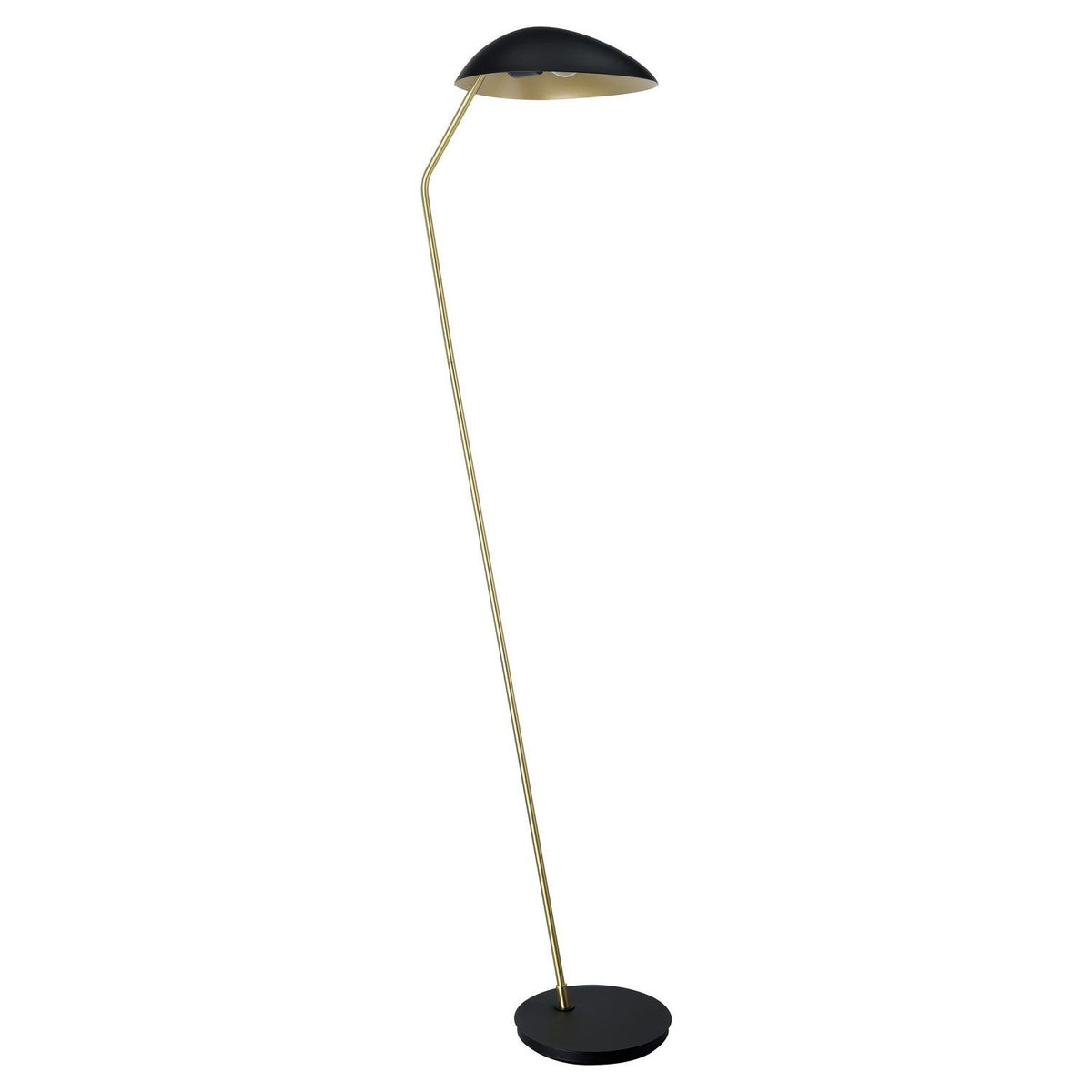 Eglo Canada - 205766A - LED Floor Lamp - Lindmoor - Black/Brushed Brass