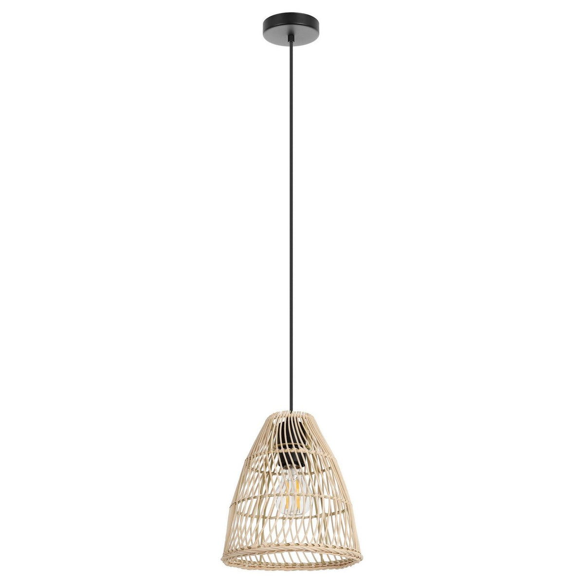 Eglo Canada - 205837A - One Light Pendant - Ayesgarth - Black