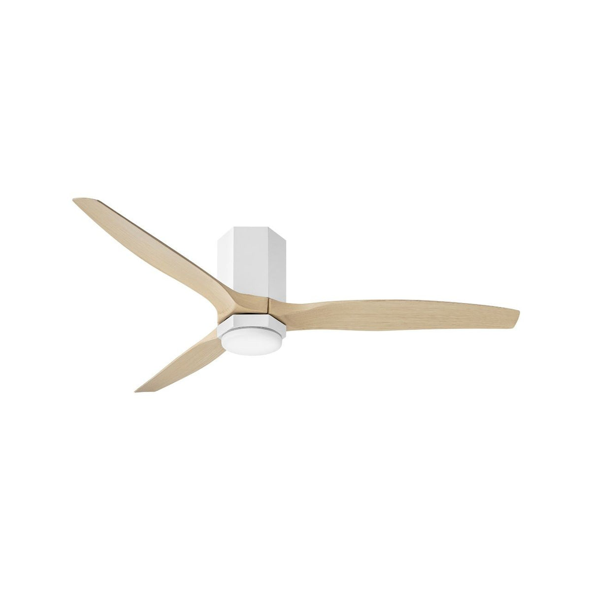 Hinkley Canada - 905852FMW-LDD - Plafond de 52 pouces Ventilateur  - Facette - Blanc mat