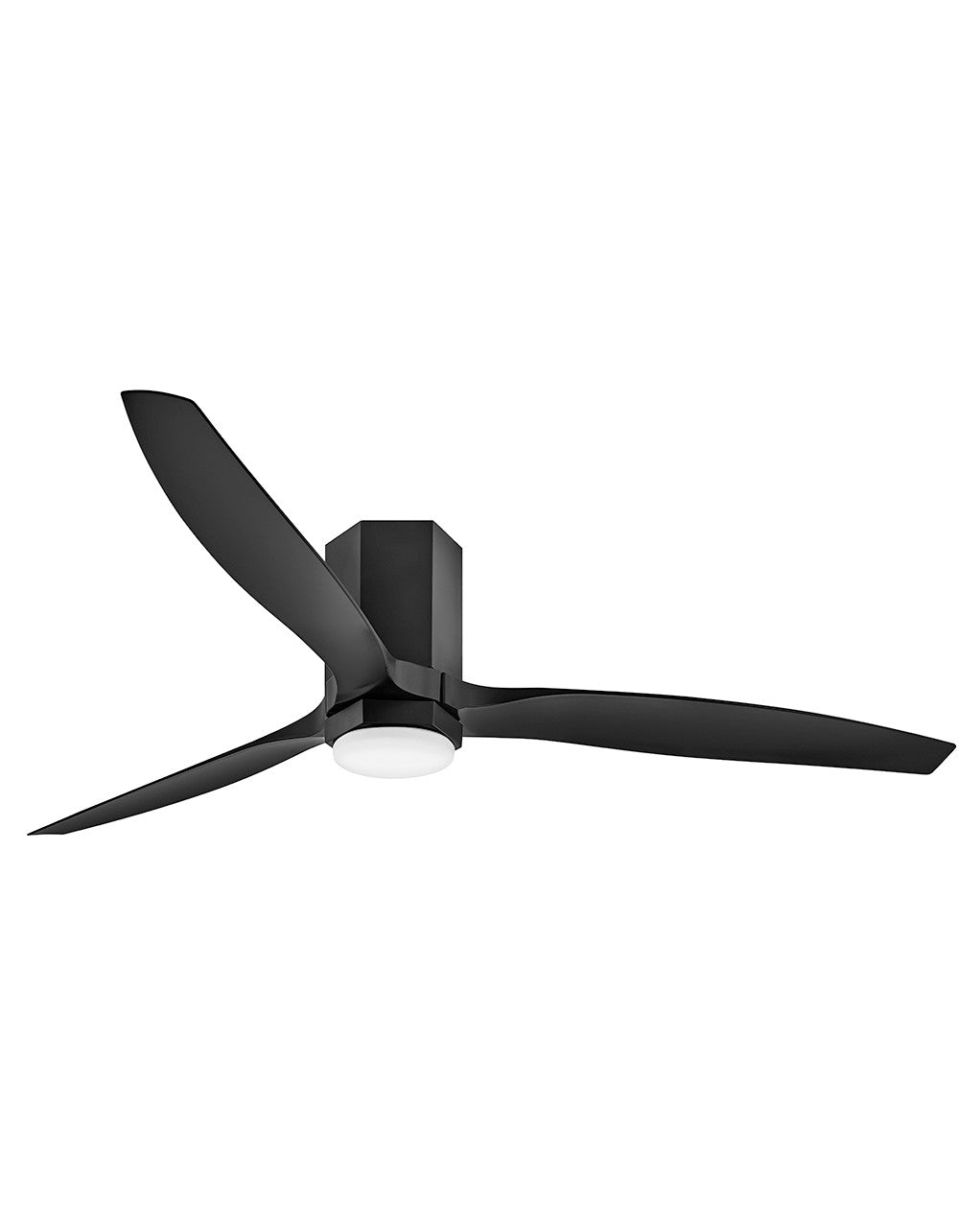 Hinkley Canada - 905860FMB-LDD - Plafond de 60 pouces Ventilateur  - Facette - Noir mat