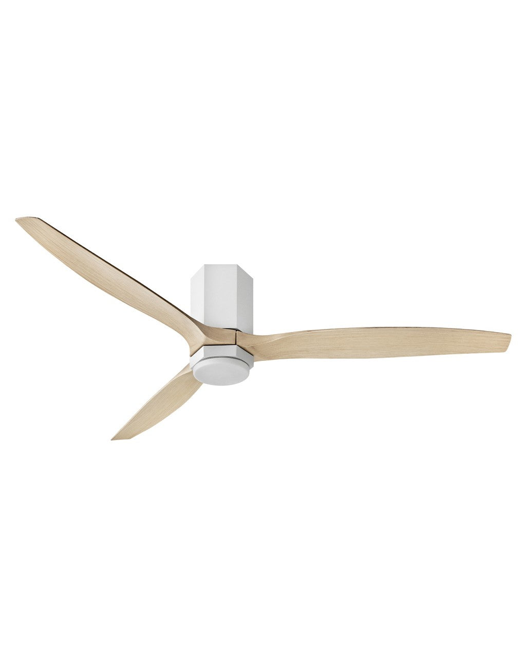 Hinkley Canada - 905860FMW-LDD - Plafond de 60 pouces Ventilateur  - Facette - Blanc mat