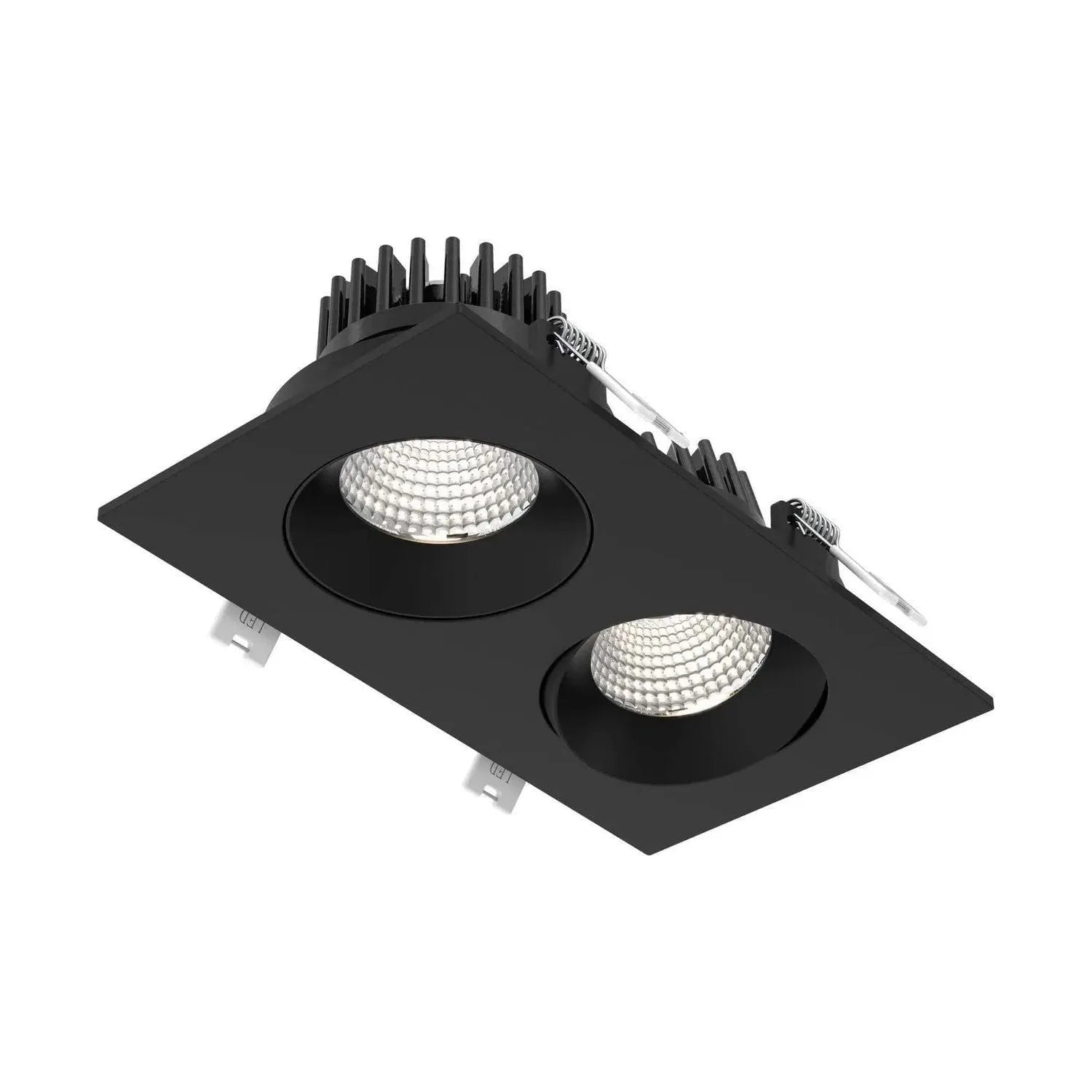 Dals - GBR35-CC-DUO-BK - Regressed Gimbal Downlight - Black