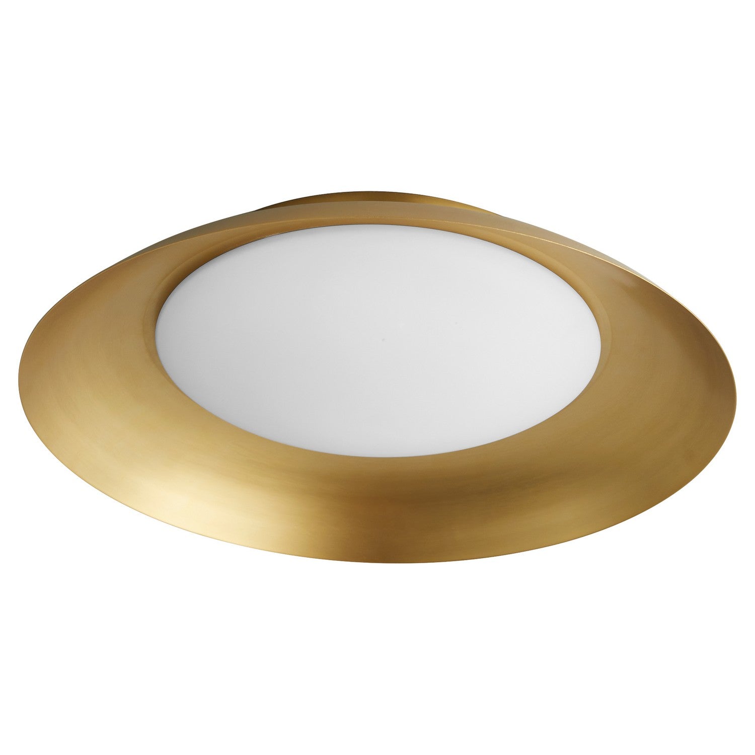 Oxygen Lighting - 3-679-40 - LED Ceiling Mount - Bongo - Aged Brass
