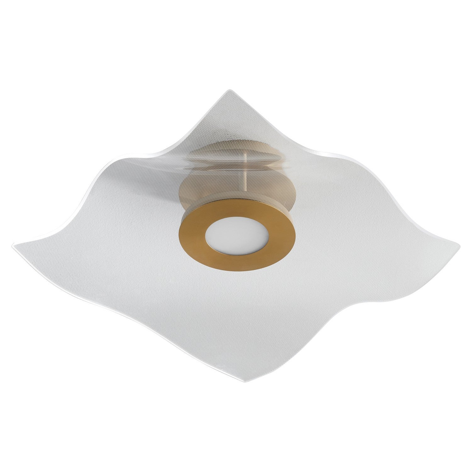 Oxygen Lighting - 3-807-40 - LED Ceiling Mount - Medusa - Aged Brass
