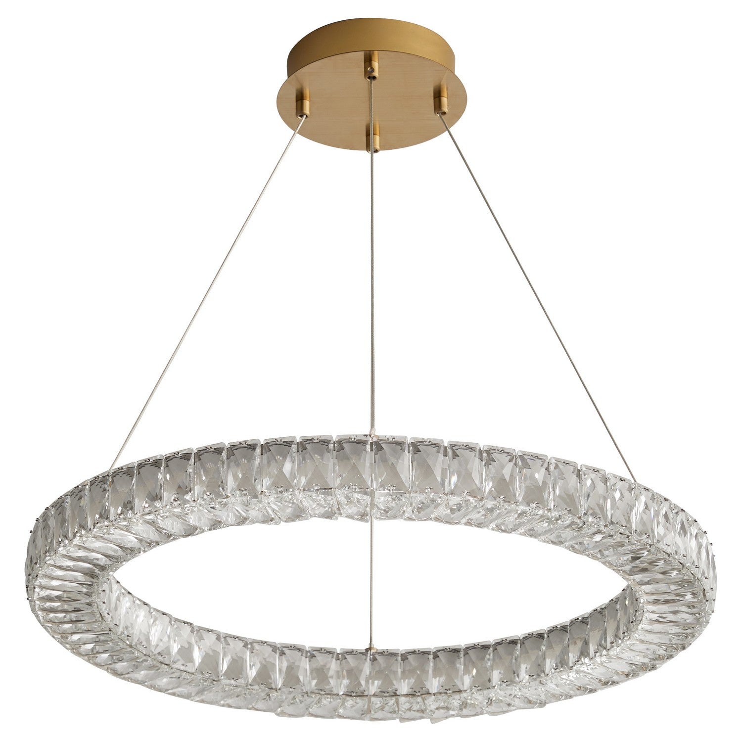Oxygen Lighting - 3-874-40 - LED Pendant - Elan - Aged Brass
