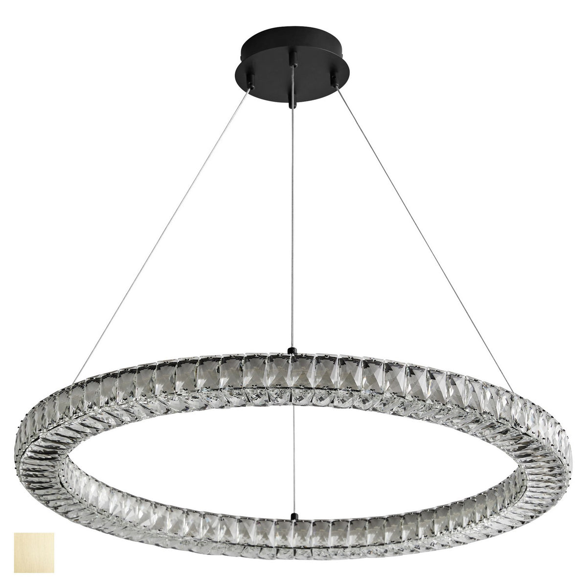 Oxygen Lighting - 3-875-40 - LED Pendant - Elan - Aged Brass