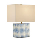 Currey and Company - 6000-0887 - One Light Table Lamp - Nadene - Blue/White