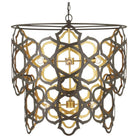 Currey and Company - 9000-1106 - Six Light Chandelier - Mauresque Collection - Bronze Gold/Contemporary Gold Leaf