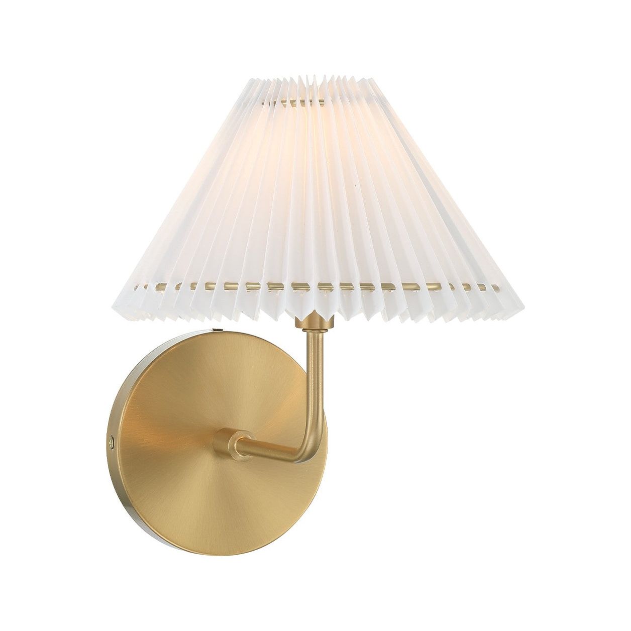 Meridian - M90105NB - One Light Wall Sconce - Natural Brass
