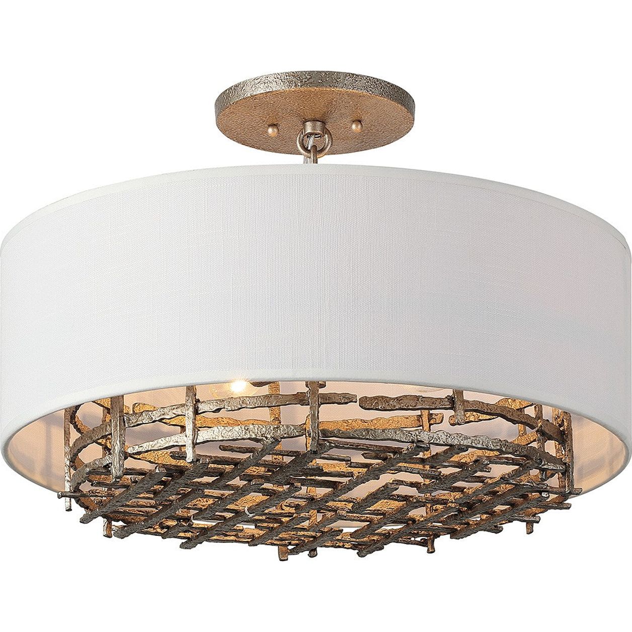 Savoy House - 6-1067-4-10 - Four Light Convertible Semi-Flush or Pendant - Cameo - Campagne Luxe