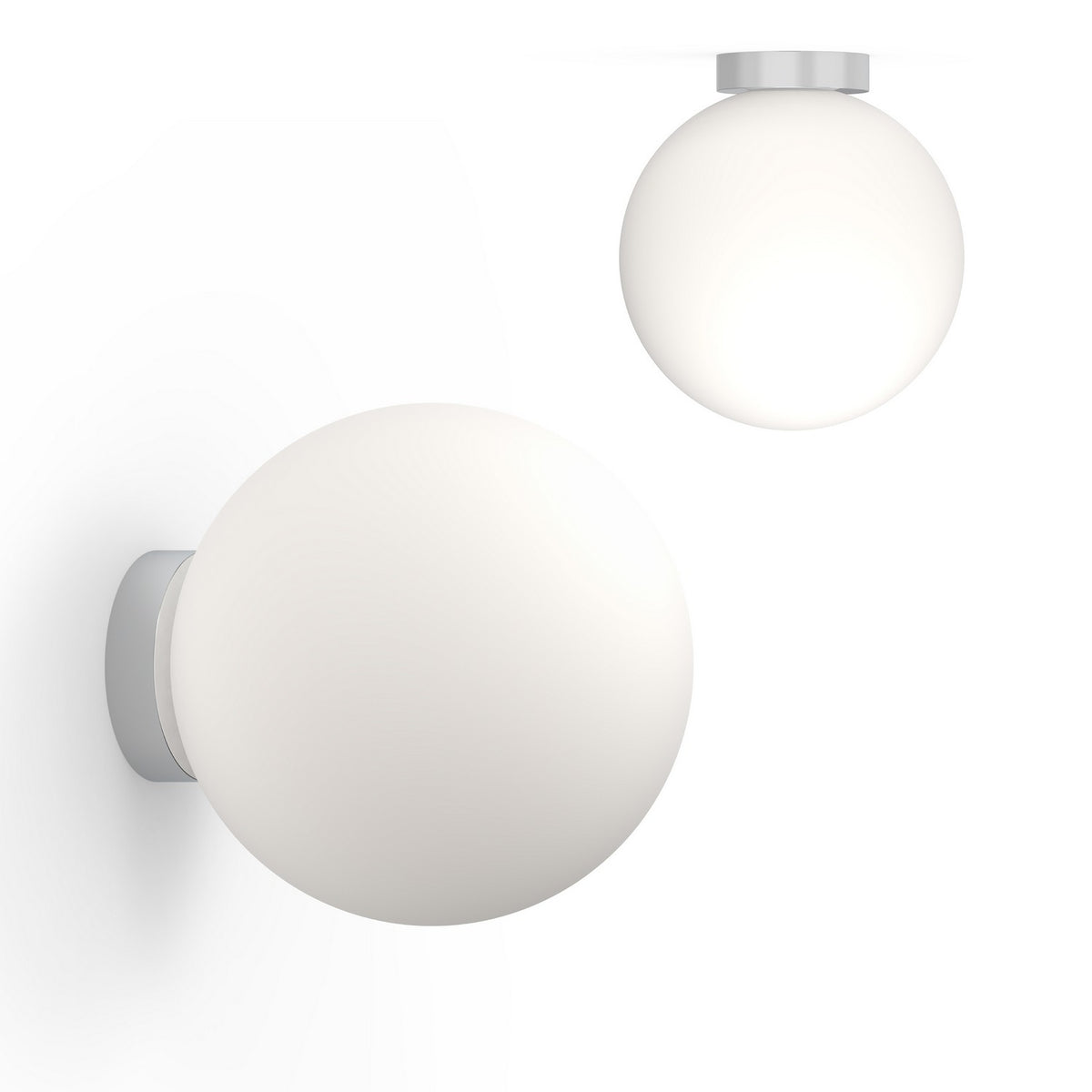 Pablo Designs - BOLA SPH FSH 12 CRM - LED Wall/Ceiling Lamp - Bola - Chome